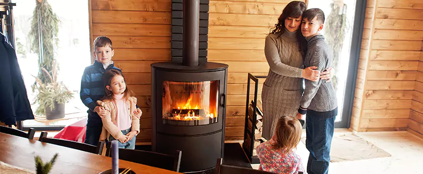 Morso Cast Iron Fireplace Insert Installation in Park Forest, Illinois