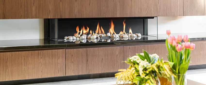 Double-height Fireplace Design Refurbishment in Park Forest, Illinois